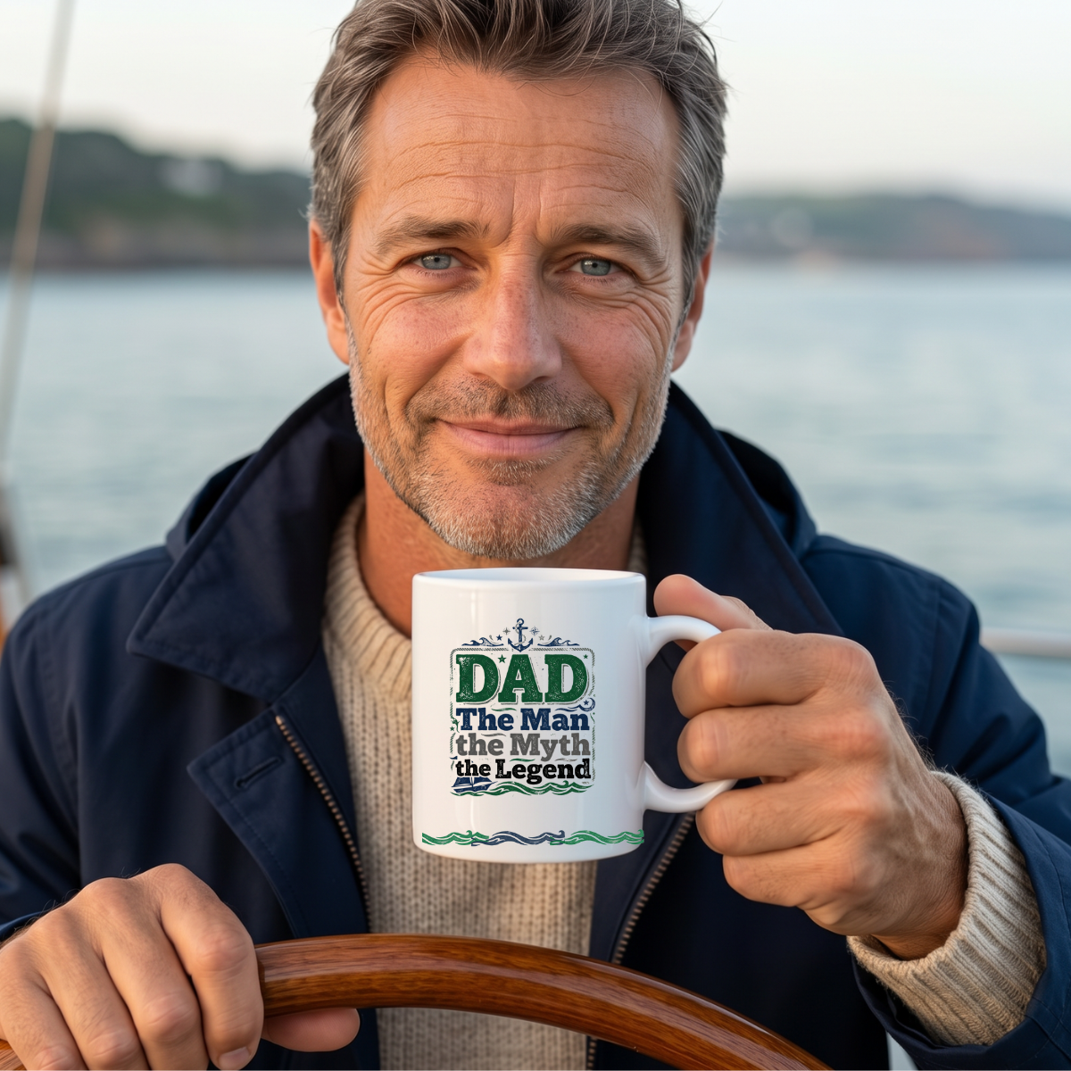 Dad the man the myth the legend Nautical Edition side two